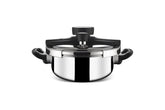 Versatile Triply Stainless Steel Pressure Cooker | Induction Based Cooker, Outer Lid Pressure Cooker, 3 Liters